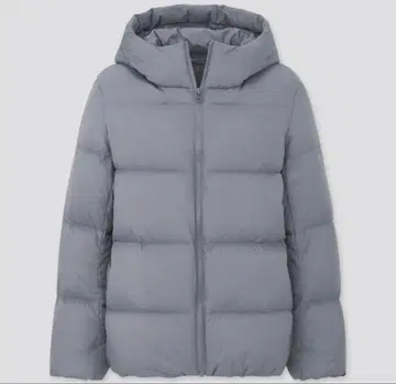 UNIQLO 울트라 라이트 다운 코쿤 후드티 다운 자켓 그레이