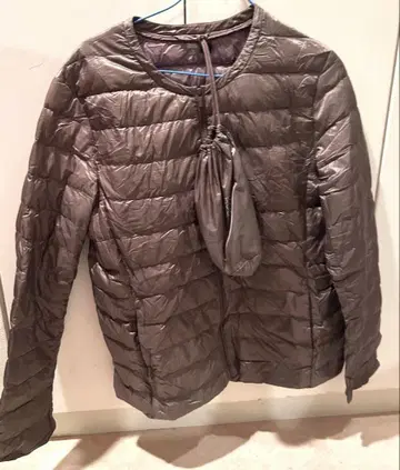 유니클로 UNIQLOULTRA LIGHT DOWN 다운 XL 브라운