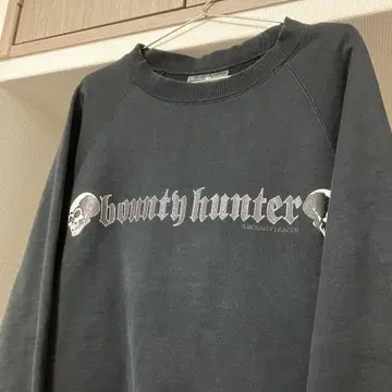 초기 90s bounty hunter 스컬 프린트 맨투맨