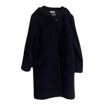 IENA 이에나 롱 코트 네이비 후드