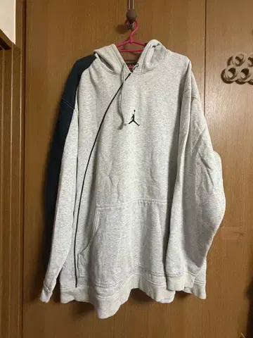 Jordan XL 후드 부착 후드티 그레이/블랙