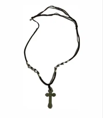 십자가 목걸이 터콰이즈 그린