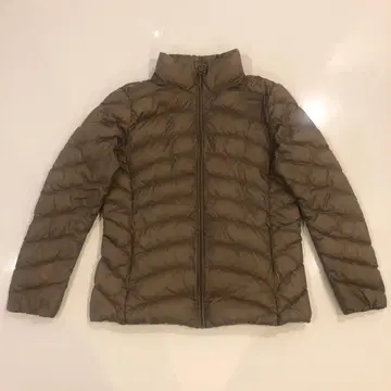 UNIQLO 울트라 라이트 다운 자켓 여성용 XL 브라운