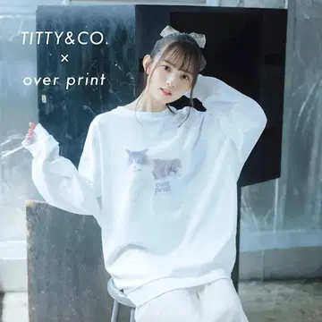 overprint 롱 T셔츠