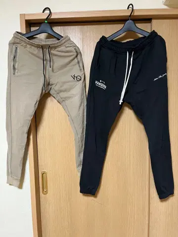 VANQUISH 블랙 조거 팬츠