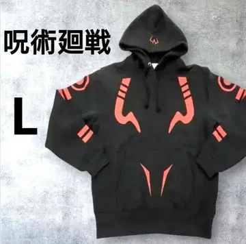 주술회전 스쿠나 풀오버 후드티 (L 사이즈) United Athle 바디