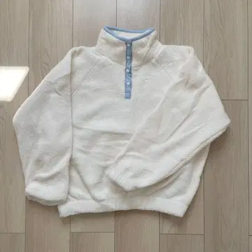 아이보리 플리스 아노락 한국
