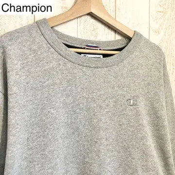 챔피온 그레이 크루넥 맨투맨 챔피온/no111
