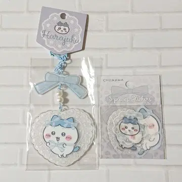 치이카와 GO! HARAJUKU 하치와레 아크릴 키링 스티커