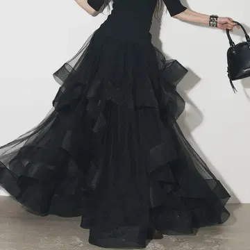 andrea&co 볼륨 프릴 샤샤 스커트