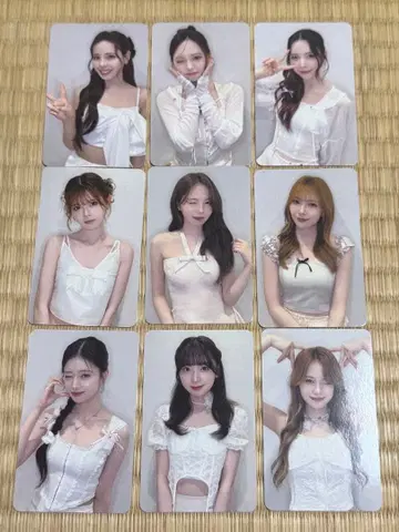 NiziU 회장 한정판 트레이딩 카드 9장 세트