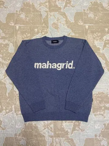 mahagrid 로고 니트 스웨터