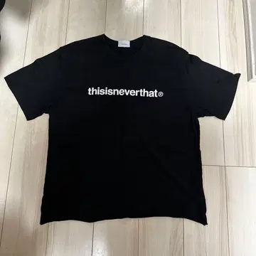 thisisneverthat 로고 T셔츠 블랙