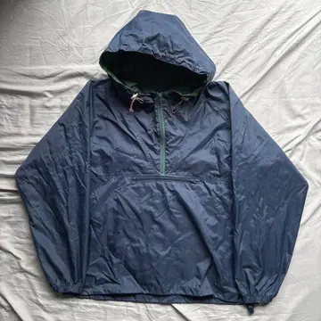 [ 90s ] Reebok 아노락 후드티 밑단 드로 코드 네이비 그린