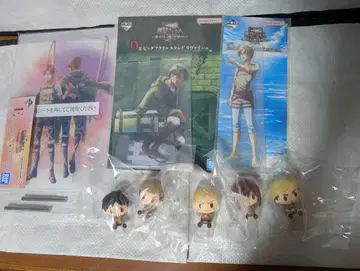 제일복권 진격의 거인 리바이 엘렌 아크릴 스탠드 쵸코놋코 5종