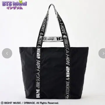 BTS Island 인더섬 토트백 블랙