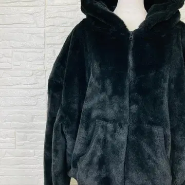 헬름 인조 모피 후드티 빅 실루엣 L [ 98-30 ]