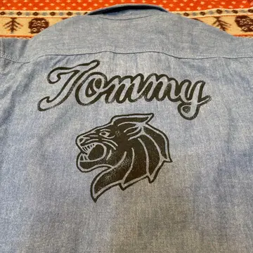 새상품급 Tommy 데님 셔츠 사이즈 S