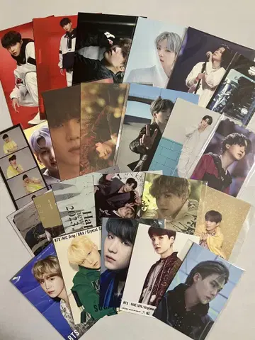 BTS 윤기 SUGA 세트 묶음 판매 미니 사진 카드