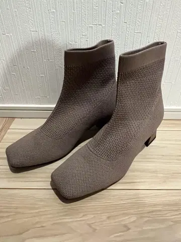 minia 니트 부츠 모카 브라운 22.5cm
