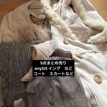 anySiS 잉그 묶음 판매 코트 긴팔 가격 인하 여성용 9점