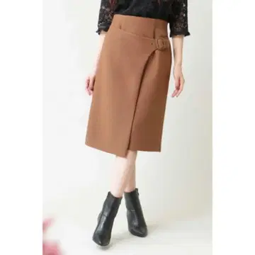 [ 상의 덤 ] 랩 벨트 스커트