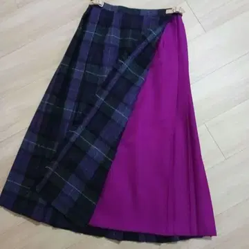 O'NEIL OF DUBLIN 롱 스커트 퍼플 핑크 울