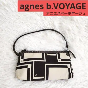 agnes b.VOYAGE 아그네스베 보야주 스터드 핸드백