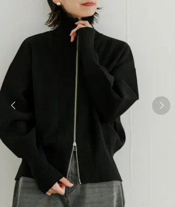 URBANRESEARCH 프론트 집업 니트