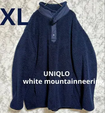 유니클로 화이트 마운티니어링 보아 자켓 XL