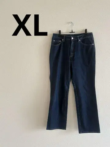 [ 슬림 레그 ] 데님 청바지 XL LL 네이비 다크 네이비 넉넉한