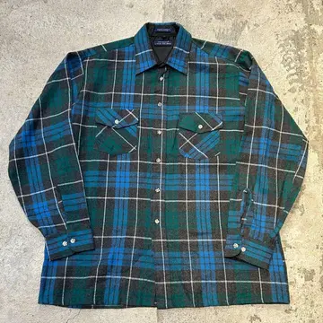 구제 의류 VAN HEUSEN 밴휴젠 체크 셔츠 L 셔츠