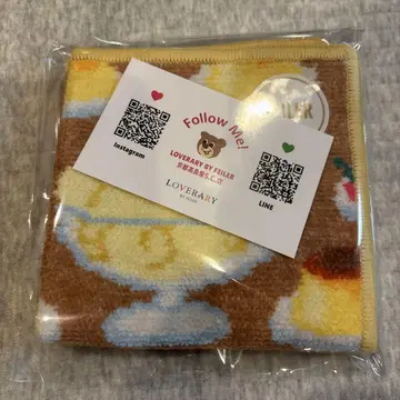 러브러리 바이 페이러 폼폼푸딩 콜라보 손수건 미사용 새상품