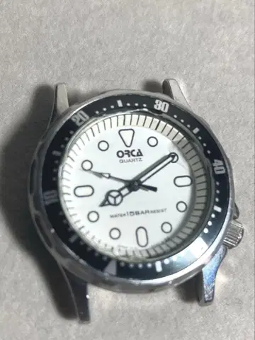 가동품 ORCA OT-02 손목시계 쿼츠 방수 화이트