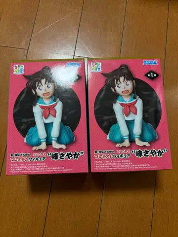진 사무라이덴 YAIBA 쵸코노세 프리미엄 피규어 미네 사야카 x 2