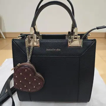 SAMANTHAVEGA 블랙 숄더백 2way