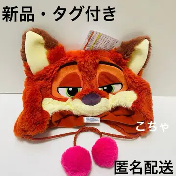 디즈니 닉 팬캡 주토피아 봉제 인형 모자 여우