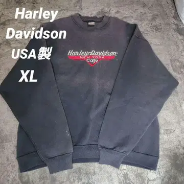 레어 Harley Davidson USA제 SWEAT fade XL