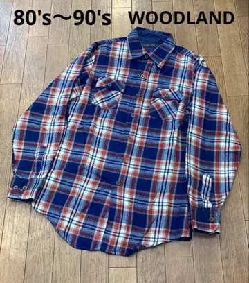 WOODLAND 우드랜드 80s~90s 빈티지 플란넬 셔츠