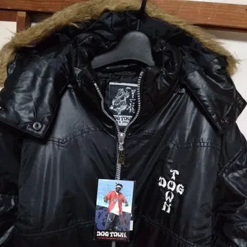 DOG TOWN BLACK DRAGON 후드 부착 점퍼 흑룡