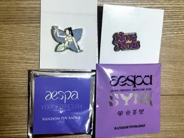 aespa 에스파 닝닝 핀 배지 쇼케이스 돔 ningning