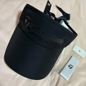 TaylorMade 블랙 바이저