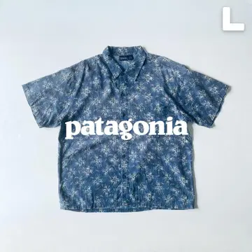 Patagonia 1990s AC 프린트 셔츠 L 홍콩제 해양 생물 패턴