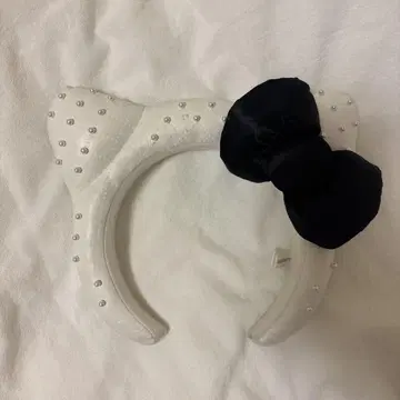 고양이 귀 머리띠 스톤 포함