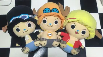 원피스 봉제 인형 따라쟁이 초파 루피 에이스 사보 의형제 3형제
