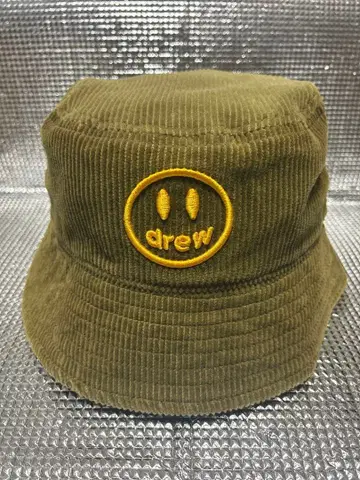 drew house 자수 로고 코듀로이 버킷 햇