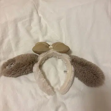 토끼 귀 리본 포함 머리띠