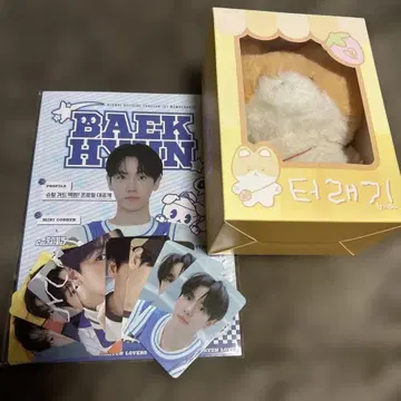 백현 트레기 굿즈와 덤