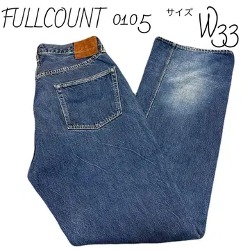풀카운트 FULLCOUNT 0105 청바지 W33 셀비지 데님