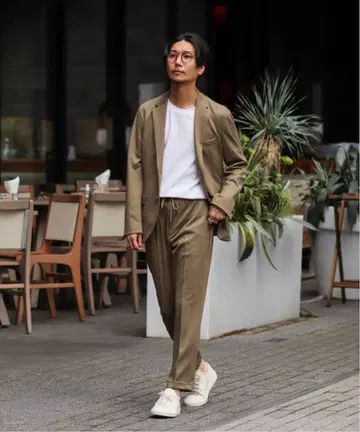 새상품급 에디피스 120s TW 저지 2버튼 자켓 S 울